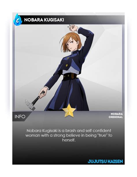 Kugisaki Nobara Card .